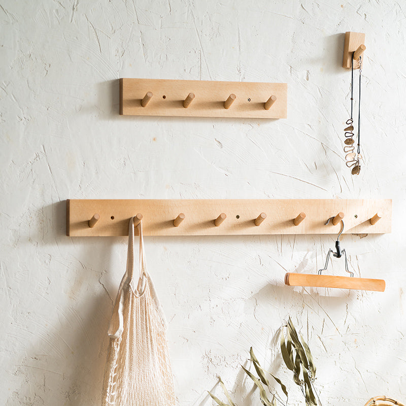 Solid Wood Hooks Decorative Wood Hooks For Hanging Key Hooks For