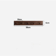 Load image into Gallery viewer, Nordic Style Solid Wood Hook Door Hanger Wall Hanging Rack Decorative Coat Key Storage Hooks Beech Wood Rack furnishing 04355