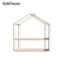 Load image into Gallery viewer, Nordic Iron Hexagonal Grid Wall Shelf Decorative Storage Rack Holder Hanging Wall Shelves Decorative Display Crafts Shelves