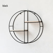 Load image into Gallery viewer, Nordic Iron Hexagonal Grid Wall Shelf Decorative Storage Rack Holder Hanging Wall Shelves Decorative Display Crafts Shelves