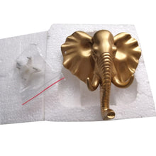 Load image into Gallery viewer, Resin Deer Head Animal Wall Hooks Decorative Clothes Display Rack Hook Coat Cap Rack Interior Showcase Wall Bag Key Organizer