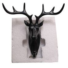 Load image into Gallery viewer, Resin Deer Head Animal Wall Hooks Decorative Clothes Display Rack Hook Coat Cap Rack Interior Showcase Wall Bag Key Organizer