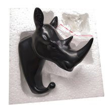 Load image into Gallery viewer, Resin Deer Head Animal Wall Hooks Decorative Clothes Display Rack Hook Coat Cap Rack Interior Showcase Wall Bag Key Organizer